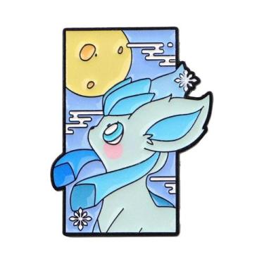 Imagem de Pins De Esmalte De Desenho Animado De Elfos E Animais De Anime, Broche