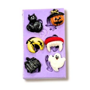 Imagem de F1768 molde de silicone halloween confeitaria biscuit - confeitaria do