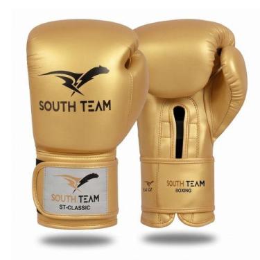 Imagem de Luva De Boxe South Team Classic - Ideal para Treino De Impacto Muay Th