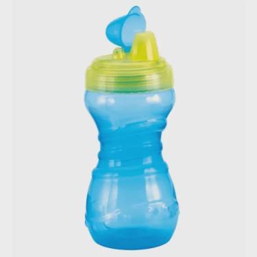 Imagem de Copo De Treinamento Infantil Bico Antivazamento Azul 330ml Kuka