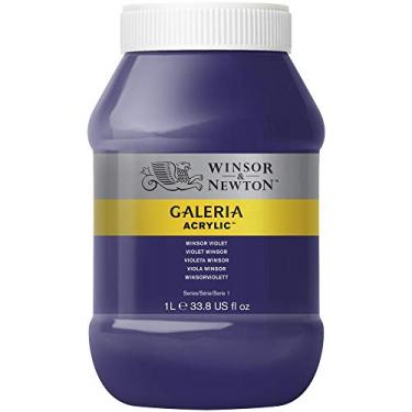 Imagem de Winsor & Newton Tinta Acrílica Galeria W&N 1 Litro 728 Winsor Violet