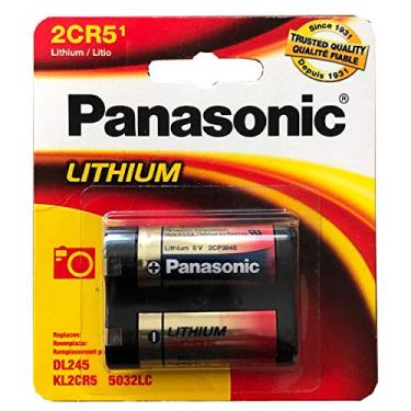 Imagem de Bateria de lítio foto Panasonic 6V 2CR5 Substituir 23-178, 23-266, 245, 245AA, 2CR5, 2CR5M, 2CR5R, 5032GC, 5032LC Serve para Canon: 600, A5, A5 ZOOM, AUTO ZOOM, CANON TOP SHOT Konica: