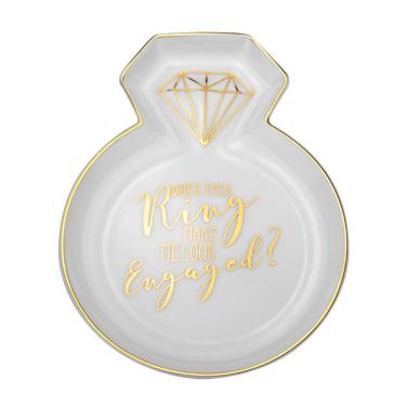 Imagem de Porta Jóias Le Diamond 12,5x9,5cm Porcelana