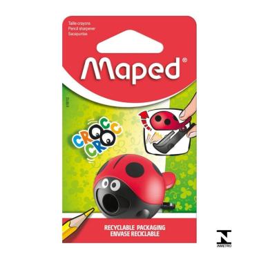 Imagem de Apontador Croc Croc Easy Joaninha com Depósito - Maped