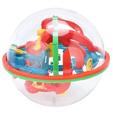 Imagem de Brinquedo infantil, brinquedo educacional de bola de labirinto tridimensional para crianças para crianças