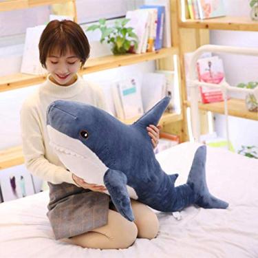 Imagem de Ark Art 45-140cm Tubarão de Pelúcia Gigante Brinquedos de Pelúcia Bonecas de Pelúcia Macio Animal Travesseiro para Presente de Aniversário