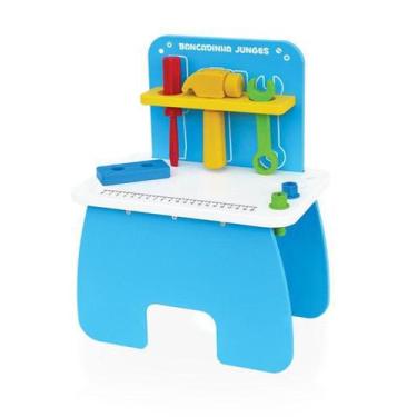 Imagem de Bancada De Ferramentas Brinquedo Infantil Criança Madeira Mdf - 085 Ju