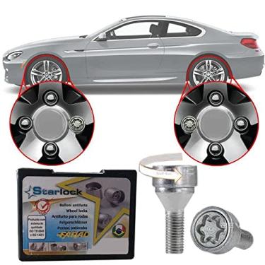 Imagem de Trava Antifurto Anti Roubo de Roda Parafuso Porca Farad Starlock Bmw Série 6 2009 em Diante Com Mais de 10.000 Segredos N1/E Black