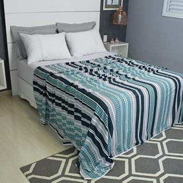 Imagem de Lençol Sem Elástico Para Cobrir De Malha Queen Estampado (Modelo 7)