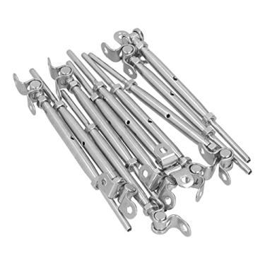 Imagem de Kit de guarda-corpo de aço inoxidável, kit de ferragem de guarda-corpo de cabo Alta resistência à tração Resistência à fadiga Ampla aplicação para guarda-corpo para guarda-corpo de(3/16)