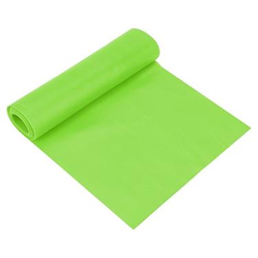 Imagem de Faixa elástica para ioga de 2 m, faixa de resistência para exercícios, faixas coloridas para exercícios físicos, faixa de ioga para fisioterapia (verde)