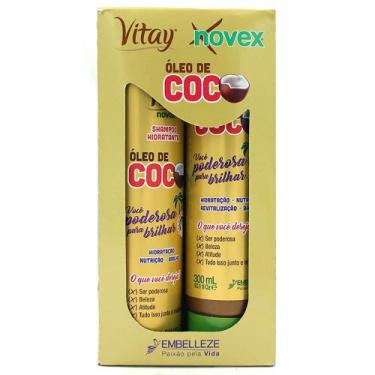 Imagem de Novex Kit Shampoo E Condicionador 300ml Óleo De Coco - Embelleze