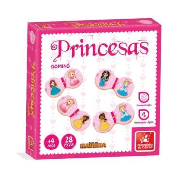 Jogo De Dominó Princesas 28 Peças-ETITOYS