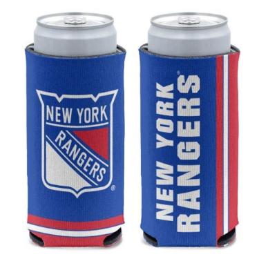 Imagem de WinCraft NHL New York Rangers Slim Can Cooler, cores do time, tamanho único