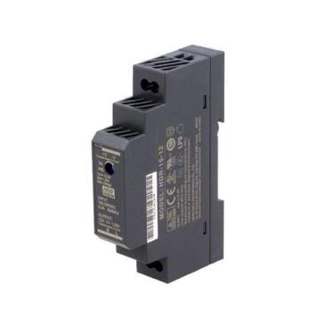 Imagem de MEAN WELL HDR-15-5 Fonte de alimentação de trilho DIN ultra fina em forma de passo, 5V 2,4A 12W