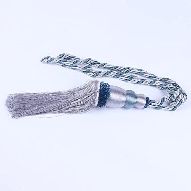 Imagem de Suportes de cortina Cortina pendurada bola pendurada sem instalação de alça de cortina acessórios de cortina de corda, T4,1 Pçs