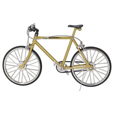 Imagem de Enfeite de Bicicleta de Alta Simulação Modelo de Mini Bicicleta Grande Decoração de Prateleira de Metal de Borracha