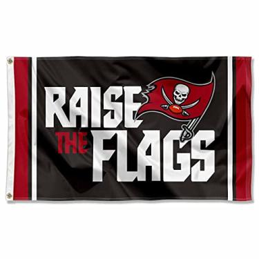 Imagem de Bandeira WinCraft Tampa Bay Buccaneers Raise The Flags 3x5
