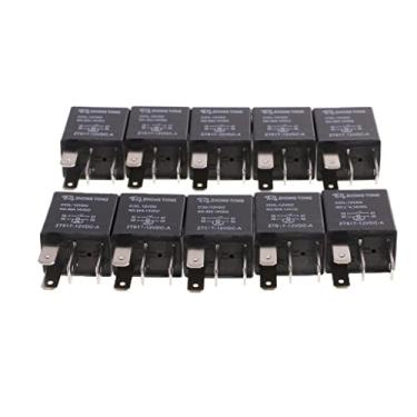 Imagem de Prettyia Kit de relé 10 peças 12 V 4 pinos 30 Amp bomba de combustível para automóveis