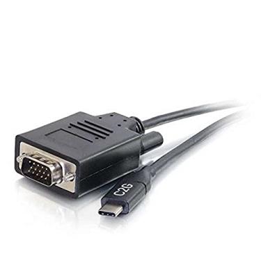 Imagem de C2G Adaptador USB, adaptador de vídeo, USB C para VGA, preto, 2,74 metros, cabos para ir 26892
