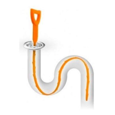 Imagem de Desentupidor Coletor De Cabelos Ralos E Pia