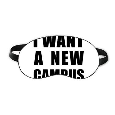 Imagem de I Want A New Campus Sleep Eye Shield Soft Night Vlindfold Shade Cover