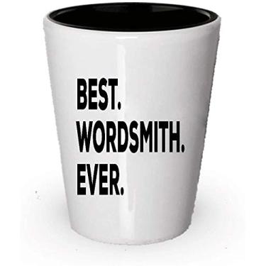 Imagem de Presentes de Wordsmith â€“ Copo de shot para Wordsmith â€“ Melhor chaveiro de todos os tempos â€“ Uma ideia de presente atenciosa â€“ â€“ Pode até adicionar ao conjunto de caixas de presente â€“ Decoração de mesa de chá (2)
