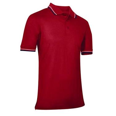 Imagem de Camisa polo umpire CHAMPRO; Vermelho adulto, Vermelho, Small