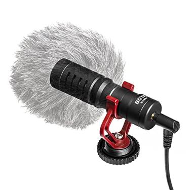 Imagem de Domary BY-MM1 Mini Microfone Cardióide Eletreto de Metal Condensor Vídeo Mic 3.5mm Plugue para Smartphone Tablet PC DSLR Câmera Filmadora