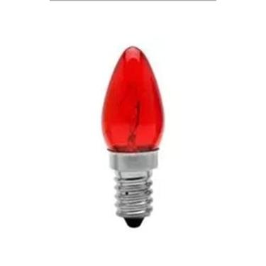Imagem de Lâmpada Chupeta Vermelho 7w 127v Incandescente E-14