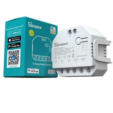 Imagem de Sonoff Dual R3 Lite Interruptor Wifi P/ Automação Residencial