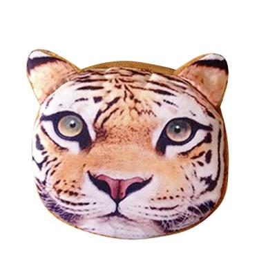 Imagem de Chaveiro carteira elegante e bonito de desenho animado animal presente bolsa bolsa cartão bolsa chave carteira impressão tigre 3D, R, One Size