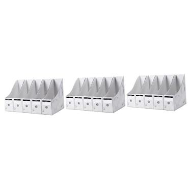 Imagem de NOLITOY Pasta De Estante De Mesa De 15 Peças Bancada De Papelão Para Casa Suprimentos De Rack Simples Acessórios Para Pastas Suporte Como Estante Armário De Arquivos Suporte De Mesa