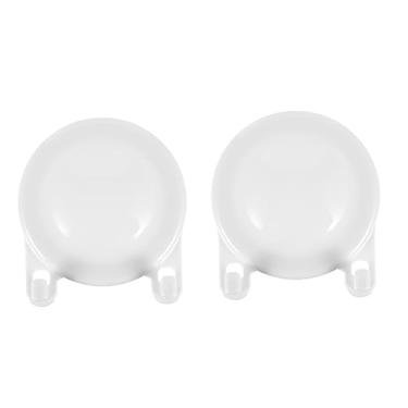 Imagem de Angoily 2 Pçs Tampa De Tubo De Parede Para Tubo Branco Adesivo Para Radiador Cabide Para Casa De Banho Ganchos De Parede Para Montagem Parede Cabide De Roupas Ganchos Brancos Para