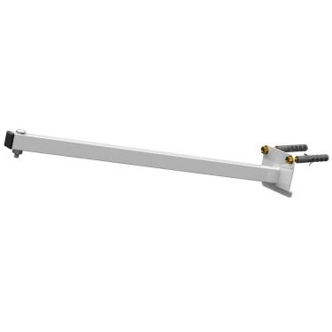Imagem de Suporte Refletor Inclinado Parede Braço 40 Cm Branco