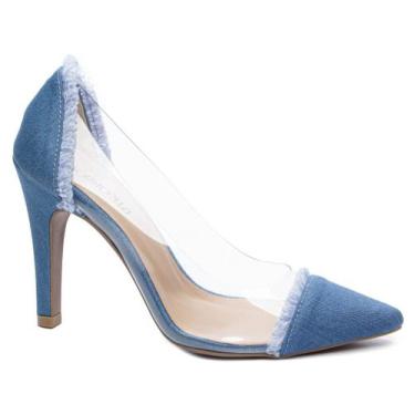Imagem de Sapato Scarpin Azul Torricella Modelo 66009A