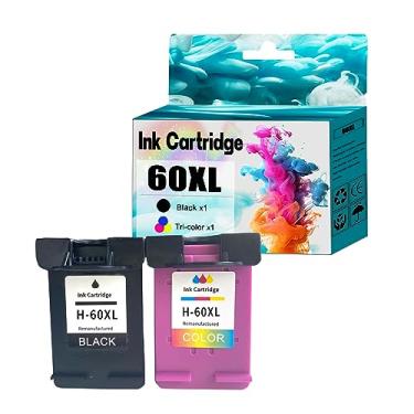 Imagem de Cartucho De Tinta De Substituição 60xl Compatível Com Cartuchos De Tinta Para HP 60 60xl Funciona Para Impressoras Envy 100 110 120 Photosmart C4680 C4780 C4795 D110