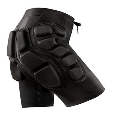 Imagem de Relaxyee Shorts Acolchoados para Esqui com Proteção 3D, Shorts Acolchoados de Compressão de EVA para Esportes ao Ar Livre, Snowboard, Skate, Esqui