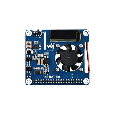 Imagem de Waveshare Power Over Ethernet HAT (Type B) For Raspberry Pi 3B+/4B 802.3af Power-Sourcing Equipment Required