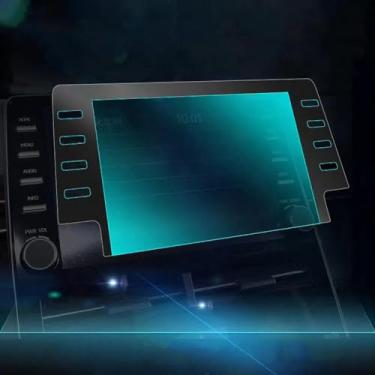 Imagem de PACSCI Filme de navegação GPS do carro Tela LCD Película protetora de vidro temperado Anti-scratch Film Interior Refit, para Toyota Avalon 2019-2020