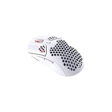 Imagem de Mouse Gamer Sem Fio HyperX Haste, 16000 DPI, 6 Botões, Branco - 4P5D8AA