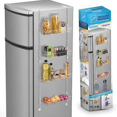 Imagem de PRATELEIRA PARA GELADEIRA COM 4 PRATELEIRAS REGULÁVEIS