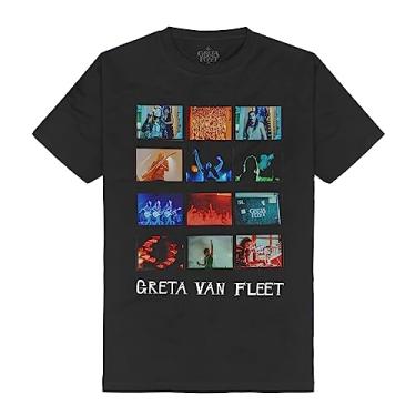 Imagem de Bravado Greta Van Fleet Camiseta masculina My Way Soon Cover preta | Mercadoria oficialmente licenciada, Preto, G