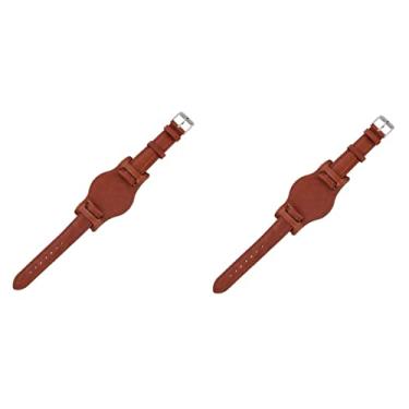 Imagem de TENDYCOCO pulseira de couro pulseiras de relógio masculino substituição de relógio relógios decoração pulseira de relógio de substituição pulseira de relógio substituível universal alça cara