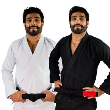 Imagem de Keiko Balance Kimono Jiu Jitsu, Unissex Adulto, Preto, A2L