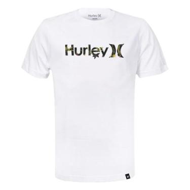 Imagem de Camiseta Plus Size Hurley Inside Vermelho Mescla