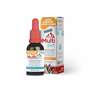 Imagem de 01 Multipet contra pulgas, carrapatos e vermes 30ml