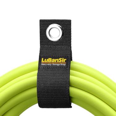 Imagem de LuBanSir Suporte para cabo de extensão, pacote sortido com 9 (3M/3L/3GG) tiras de armazenamento de gancho e laço para casa, loja, jardim, barco, organização de garagem