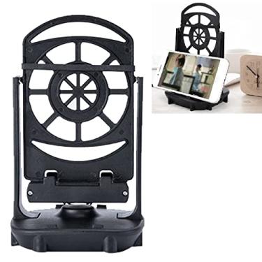 Imagem de Xiaokeis Dispositivo de balanço para celular, contador de passos, duplo, silencioso, rolamento, escova, suporte para celular, pedômetro, suporta dois telefones celulares abaixo de 18 cm, mudo, preto