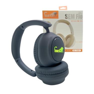 Imagem de Fone De Ouvido Earphone Portátil Bluetooth 5.0 Sem Fio Com LED ELETRO EL-1501 (Azul)